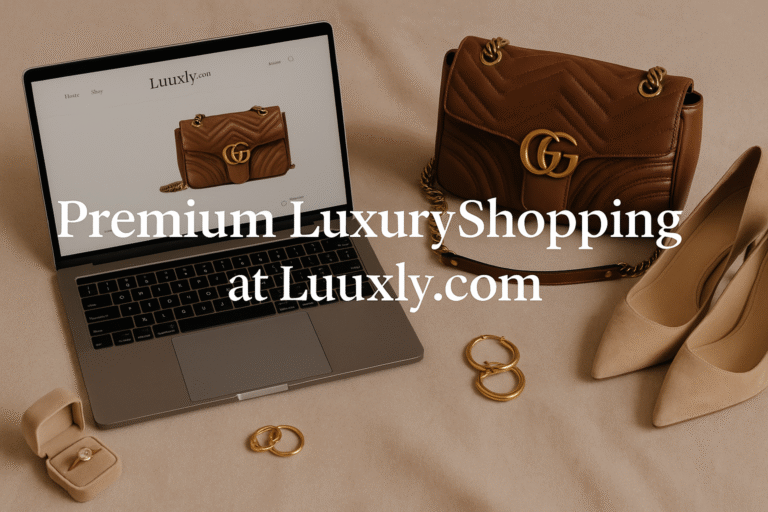 Online luxury shopping experience at Luuxly.com