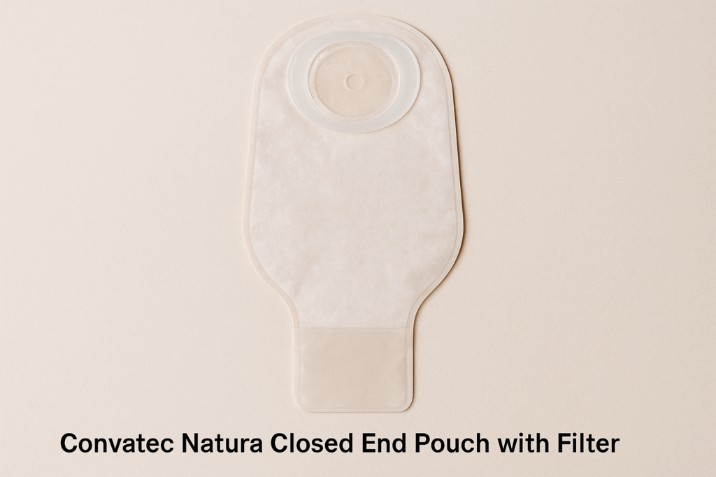 Convatec Natura Closed End Pouch with Filter, 416400-416419, for ostomy care